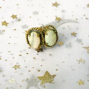 Vintage Moonstone Earrings